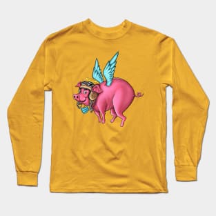 Angel Pig Long Sleeve T-Shirt